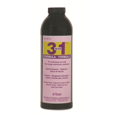 Lotion à friction 3en1 pour chevaux, 475 ml