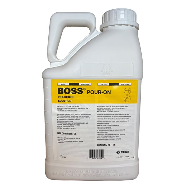 BOSS Pour-On RTU Liquid Insecticide, 5 L