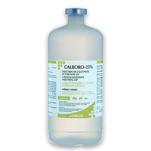 DMVet CALBORO-23% Calcium Gluconate Injection USP, 500 ml