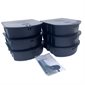RODENT CAFE Bait Station 10.5 x 10.5 x 3.5'' CS / 6 - 1 key