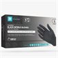 DOMREX Black Nitrile Gloves 5 mil. p / free (L) - box / 100