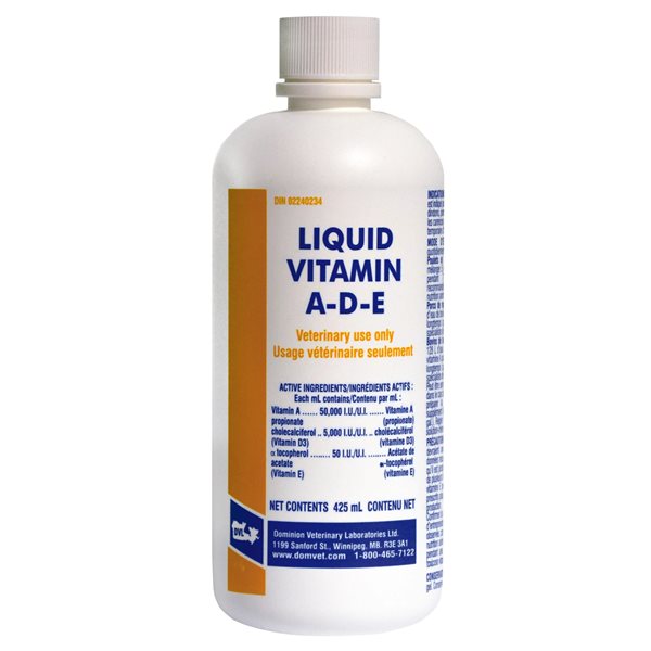 Supplément de vitamines A-D-E, 425 ml