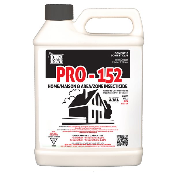 Knock Down PRO-152 Insecticide Multi-Zone Liquid, 3.78 L