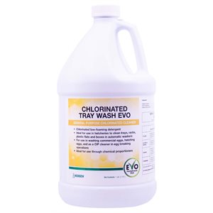 Chlorinated Tray Wash EVO lave-plateau liquide 18.9 L