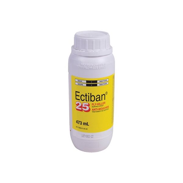 ECTIBAN 25 traitement de surface anti-mouches, 473 ml