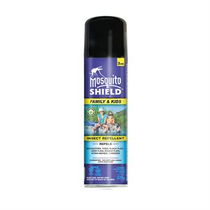 MOSQUITO SHIELD, enfants & famille (10% DEET) - 220g aérosol