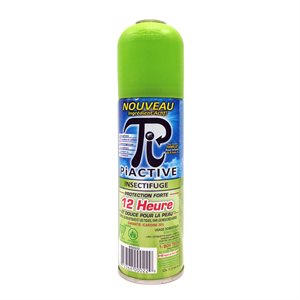 PIACTIVE Original 100% SANS Deet 12hr, 150 g Aérosol