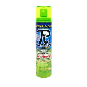 PIACTIVE Original 100% SANS Deet 12hr, 100 ml pompe voyage