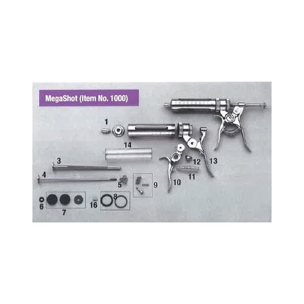 Luer Lock adapter (1,6) for Megashot syringe NC1000