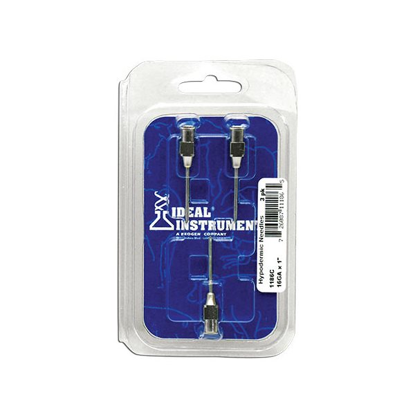 Aiguilles en SS IDEAL 16 g x 3 / 4" emb / 3