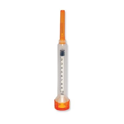 IDEAL 1ml LS Disposable Syringes & 25 g x 5 / 8 - box / 100