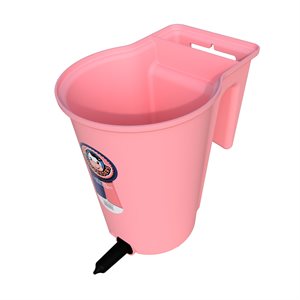 Pink Feeder single teat calf bucket, 8 L