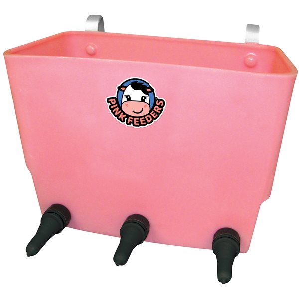 Pink Feeders, 3 Teats Feeder 17 L