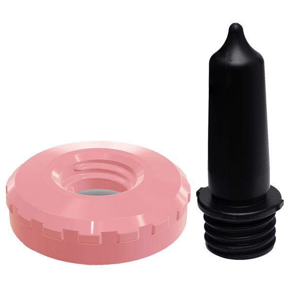 Bouchon pour biberon Pink Feeder avec tétine Thriver