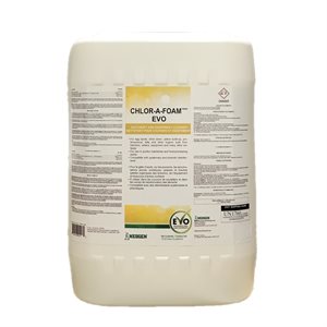 Chlor-A-Foam EVO nettoyant d'écloserie et équipement 18.9 L