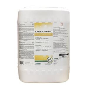 Farm-Foam EVO nettoyant alcalin moussant détartrant, 18.9L