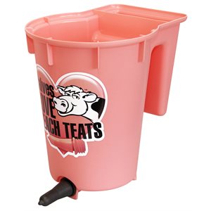 PEACH teat single calf bucket 8 L