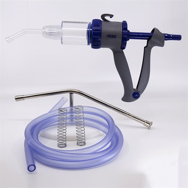 Gaveur Prima 70 ml avec embout 6.6'' en angle