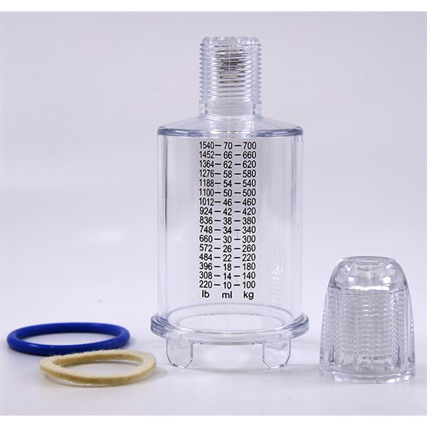 Barrel with O-Ring and Felt for Piston 70 ml