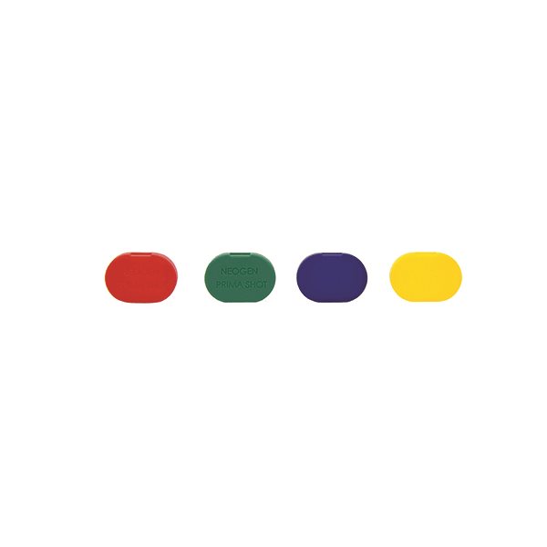 Inserts de bouton Prima-Shot multi-couleur, sac / 4