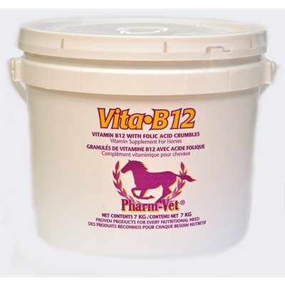 Granulés vitamines B12 & acide folique, 7 kg