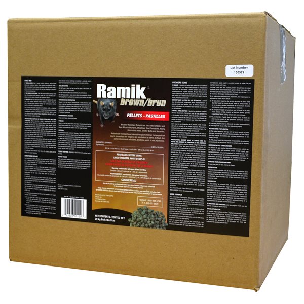 RAMIK BRUN Anti-rongeurs appâts vrac, 20 kg