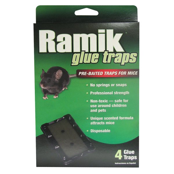 RAMIK Mouse Glue Trap, pk / 4