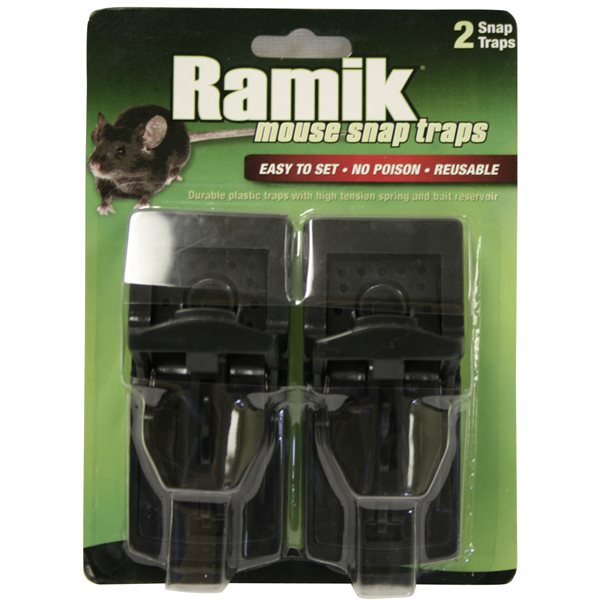 RAMIK Mouse Snap Trap, pk / 2