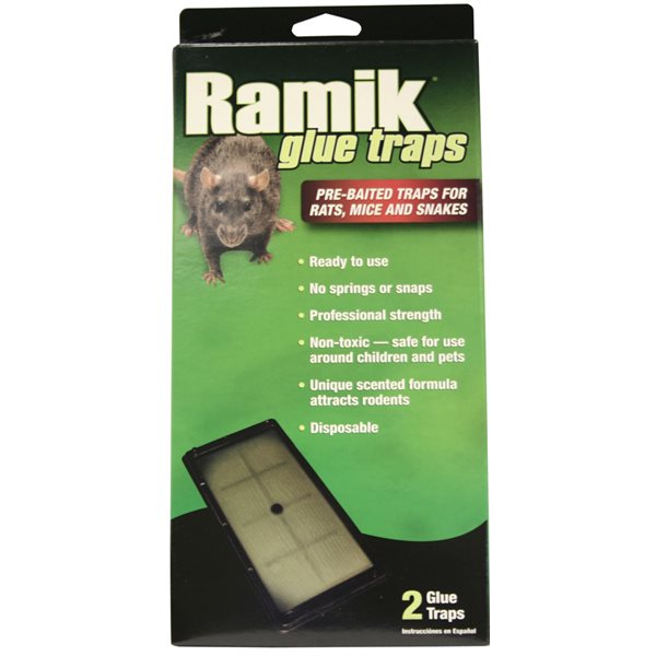 RAMIK Rat Glue Trap, pk / 2