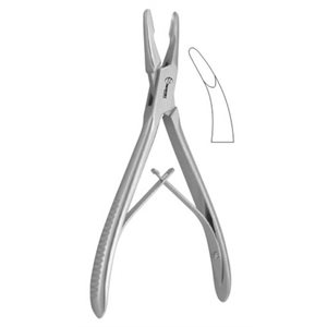 Luer Bone Rongeur Narrow, Curved 18 cm - 7''