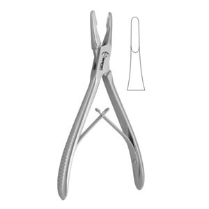 Luer Bone Rongeur Narrow, Straight 18 cm - 7''