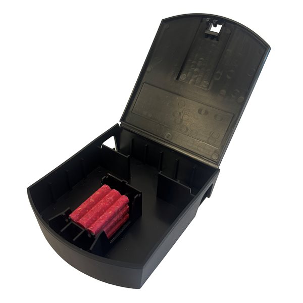 Station d'appâts HD souris 5.5 x 4.5 x 1.2'' - unité / clé