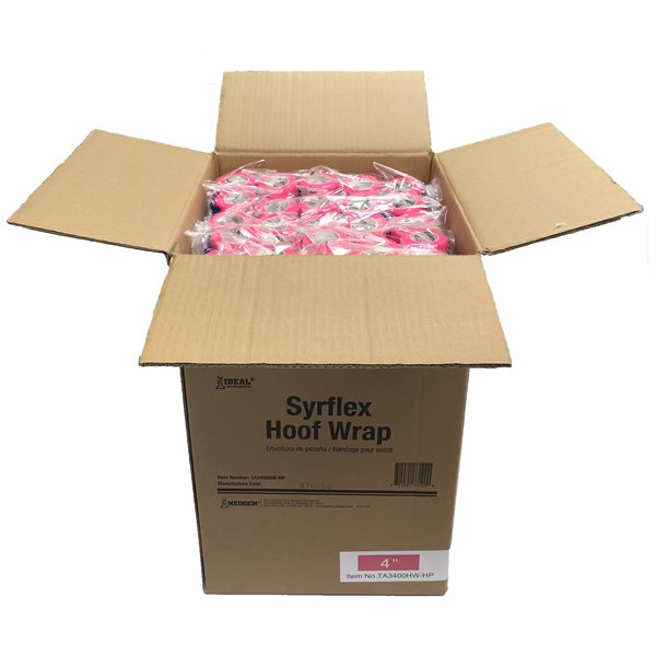 Bandages à sabot SyrFlex 4'' rose, bte / 100