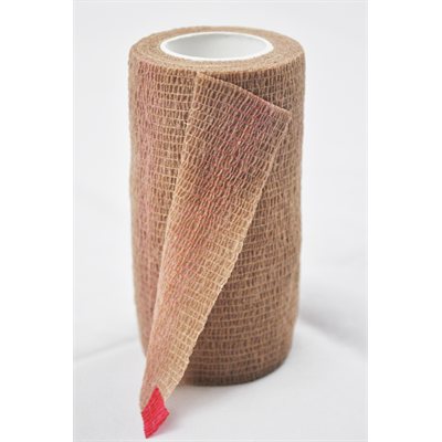 Bandages cohésifs SyrFlex 4'' naturel, bte / 18