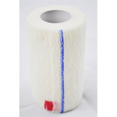 Bandages cohésifs SyrFlex 4'' blanc, bte / 18