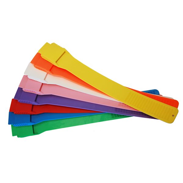 Chevillière plastique vierge, bleue