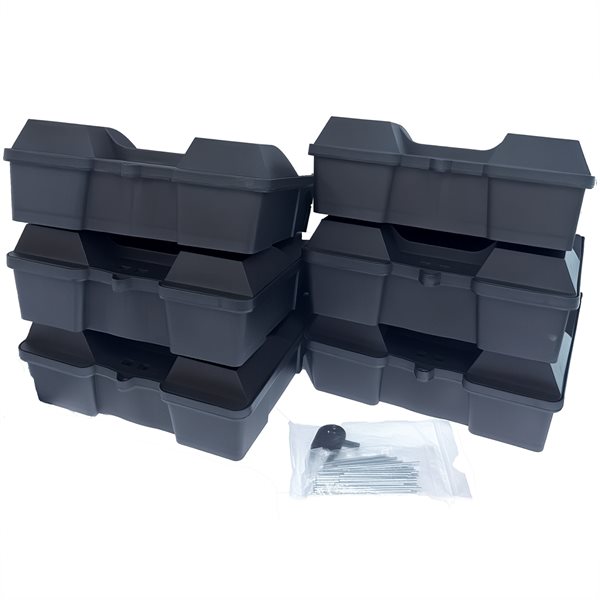 DELUXE RODENT CAFE Station 12.5 x 10.5 x 3.5'' CS / 6 - 1 clé