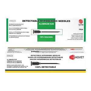  Aluminum Hub Detectable Needles
